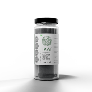 Organic Sweet Basil Seeds |Sabja |High Protein |100g