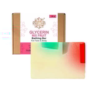 Mix Fruit Glycerin Handmade Soap 100 gms (Pack of 2)