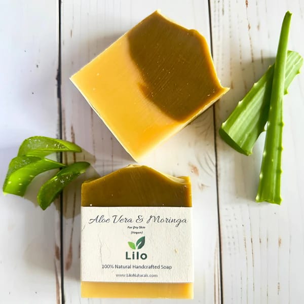 Aloe Vera & Moringa Soap Bar | For Dry Skin