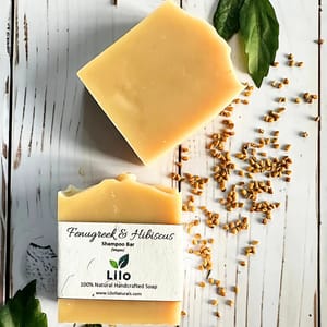 Fenugreek & Hibiscus Shampoo Bar | For Dry, Dull and Damaged Hairs