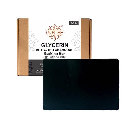 Glycerin Bathing Bar | Activated Charcoal 100 gms (Pack of 2)