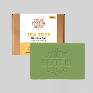 Tea Tree & French Clay Cold Process Handmade Bathing Bar, 100 gms