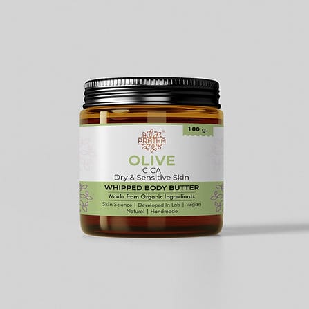 Olive - Whipped Body Butter | CICA Dry & Sensitive Skin, 100 gms