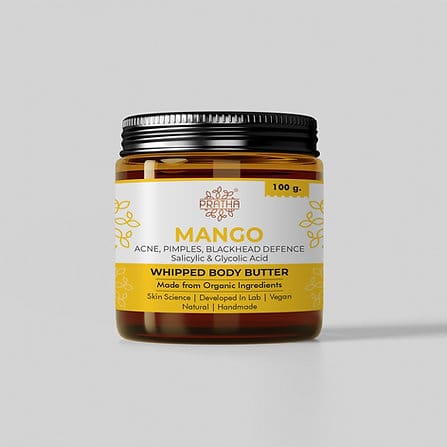 Mango - Whipped Body Butter | Acne, Pimples, Blackhead Defence, 100 gms.