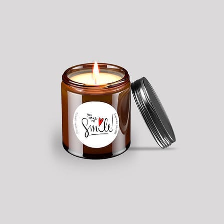 SMILE | Naturals Scented Candle, 100 gms