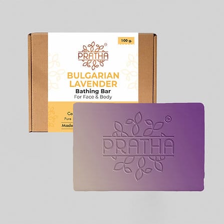 Bulgarian Lavender | Cold Process Handmade Bathing Bar, 100 gm