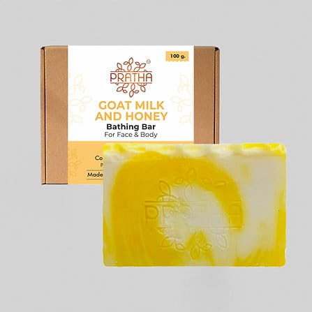 Goat Milk & Honey | Cold Process Handmade Bating Bar, 100 gm