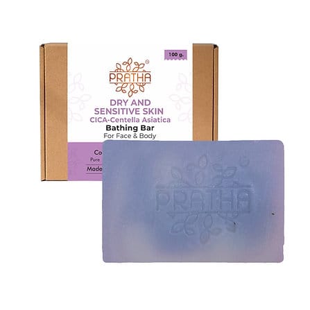 Dry And Sensitive Skin | CICA-Centella Asiatica- Cold Process Handmade Bathing Bar, 100 gm