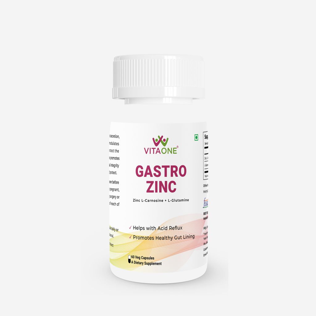 Gastro Zinc Carnosine, 60 Capsules
