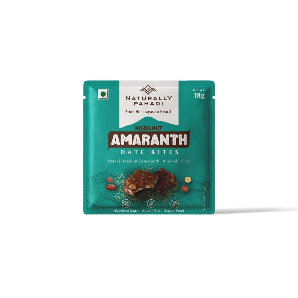 Amaranth hazelnut date bites pack of 5