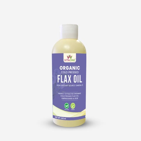 Organic Cold Pressed Flax Oil