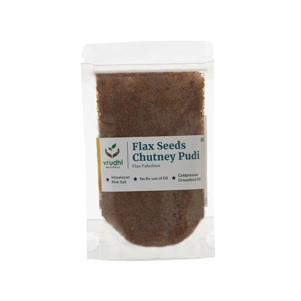 Flax Seeds Pudi (Flax Spice Mix), 100 gm