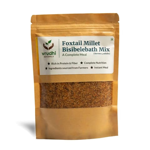 Vrudhi Foxtail Millet Bisibelebath Mix, 200 gm