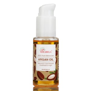 Pure Cold-Pressed Moroccan Argan Oil, 60 ml