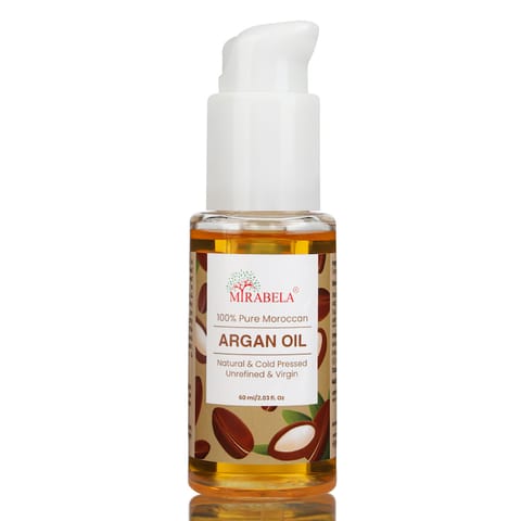 Pure Cold-Pressed Moroccan Argan Oil, 60 ml