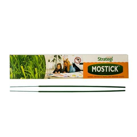 Mostick Herbal Mosquito Repellent Agarbathi, 12 Pouches (Pack of 2)