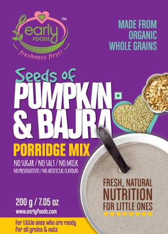 Organic Bajra and Pumpkin Seeds Porridge Mix - 200 gms