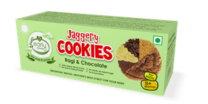 Organic Ragi and Choco Jaggery Cookies - 150 gms