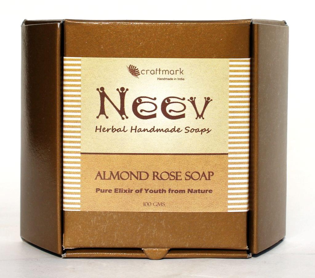 Almond Rose Pure Elixir of Youth Handmade Soap 100 gms (Pack of 2)