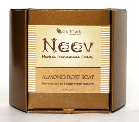 Almond Rose Pure Elixir of Youth Handmade Soap 100 gms (Pack of 2)