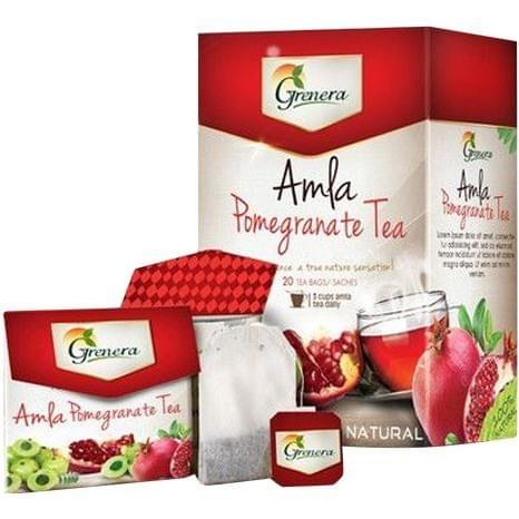 Amla Pomegranate Tea (20 Tea bags / box) - 40 gms