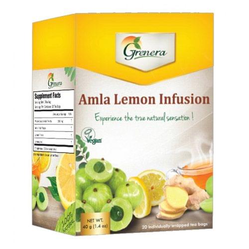 Amla Lemon Ginger Tea (20 Tea bags / box) - 40 gms
