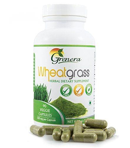 Organic Wheatgrass Capsules 400mg (90 Capsules) - 45 gms