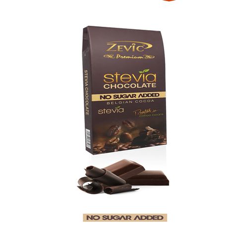 Stevia Chocolate with Roasted Coffee Beans - 40 gm (Pack of 2)