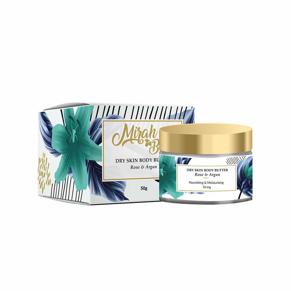 Dry Skin Body Butter - Rose, Argan 50 gms