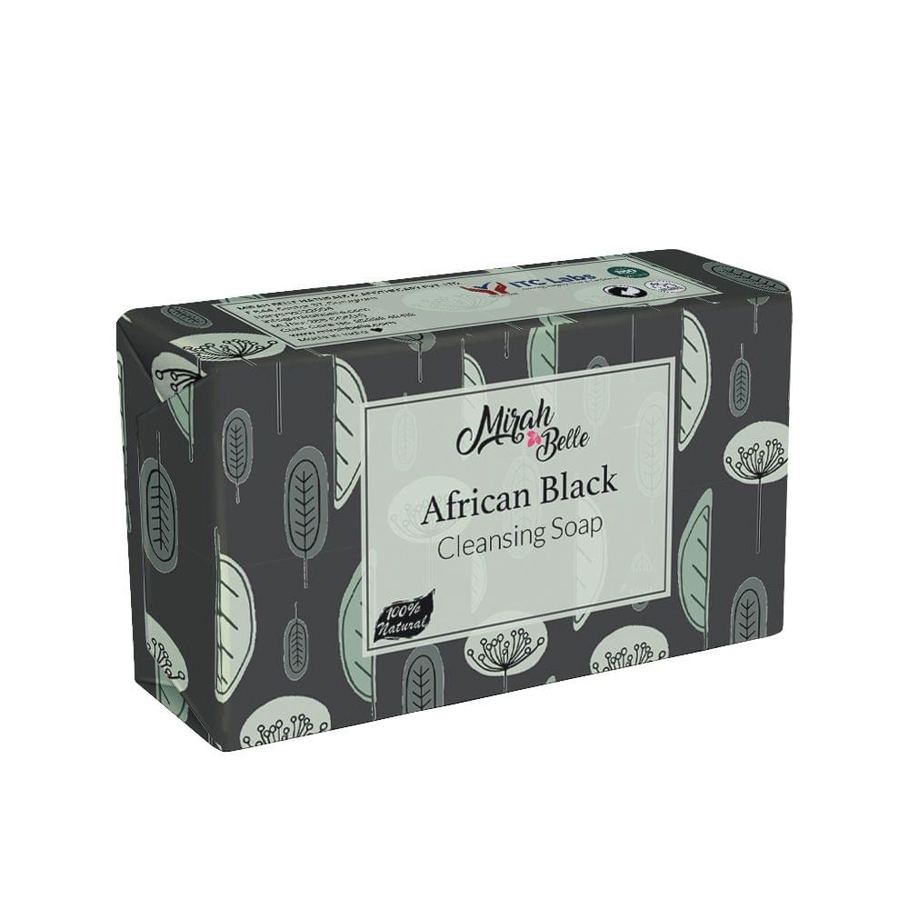 Black African Soap Bar With Shea Butter 125 gms