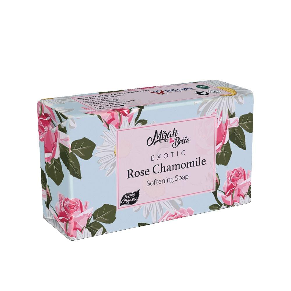 Rose Chamomile Skin Softening Soap Bar- 125gms