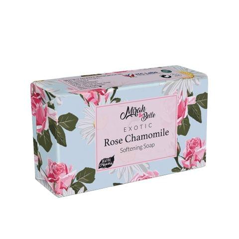 Rose Chamomile Skin Softening Soap Bar- 125gms