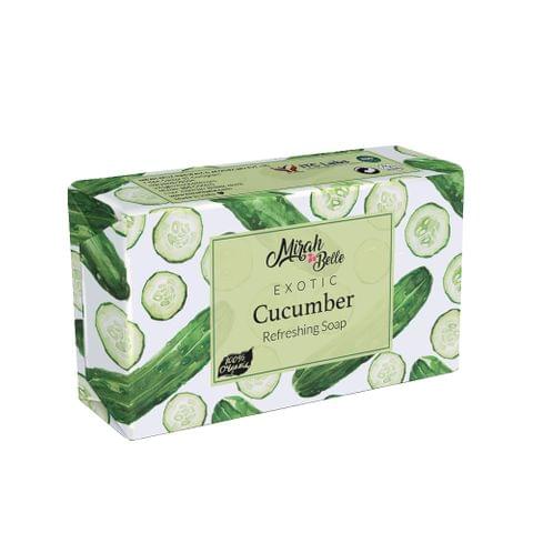 Cucumber Refreshing Soap Bar - Natural, Organic And Vegan 125 gms