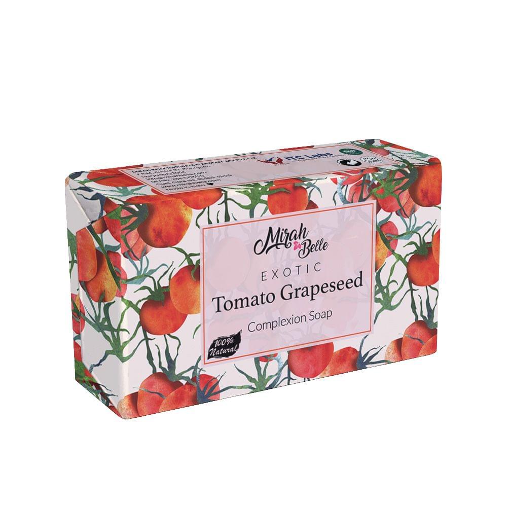 Tomato Grapeseed Skin Brightening Soap Bar - Natural 125 gms