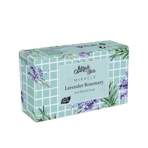 Lavender Rosemary Anti Blemish Soap Bar - Vegan, Cruelty Free 125 gms