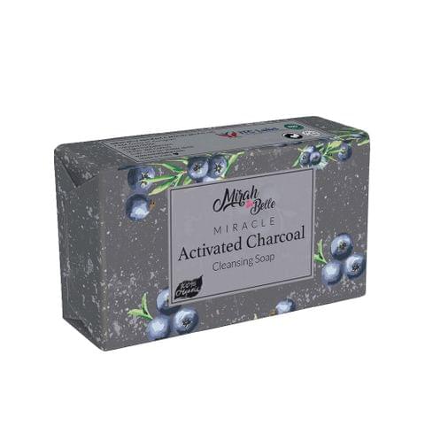 Activated Charcoal Soap Bar - Clogged Pores, Blackheads 125 gms