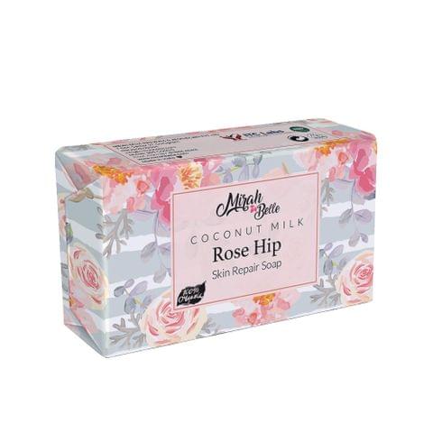 Coconut Milk Rosehip Anti Aging Soap Bar - Natural, Handmade 125 gms