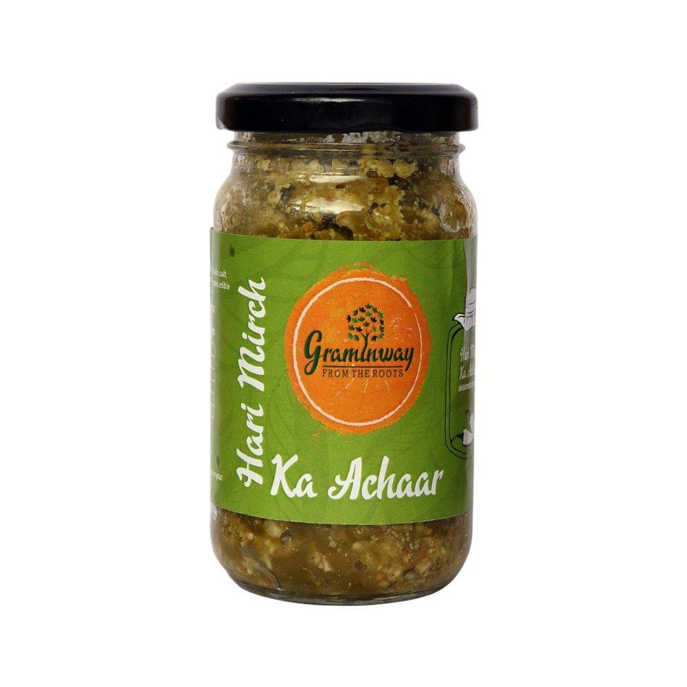 Hari Mirch Ka Achaar (Pack of 2) - 400 gms