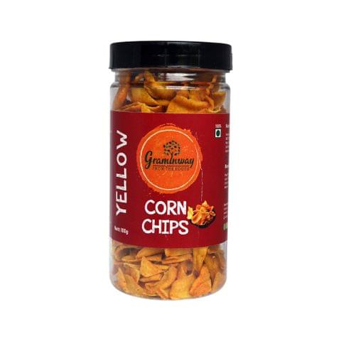 Yellow Corn Chips (Pack of 2) - 200 gms