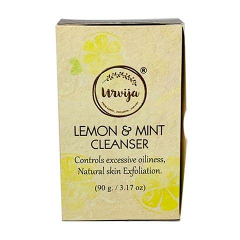 Lemon & Mint Cleanser Soap with Essential Oil - 90 gms