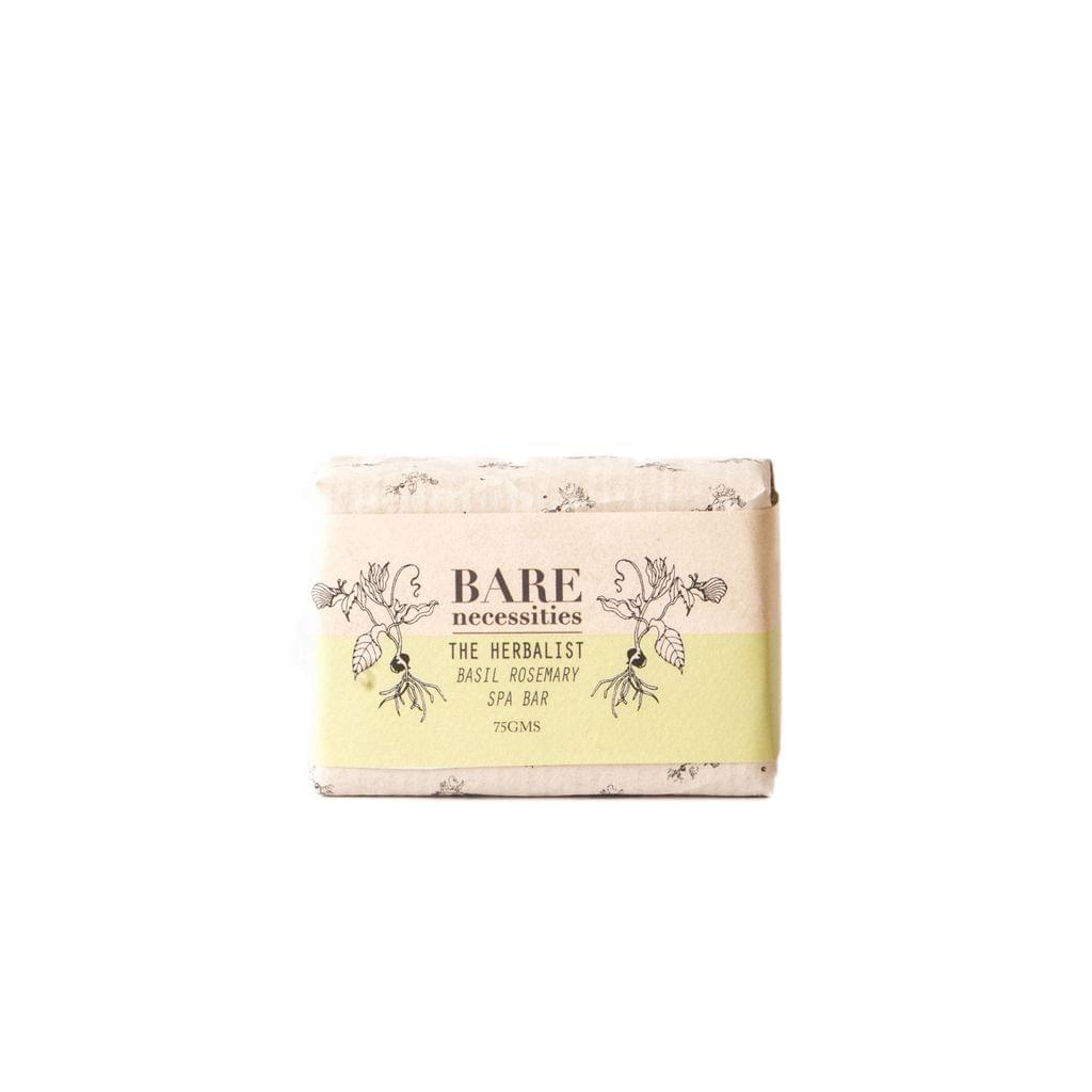 Basil Rosemary The Herbalist Spa Bar - 75 gms