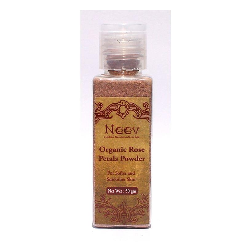 Organic Rose Petals Powder for Softer & Smoother Skin - 50 gms