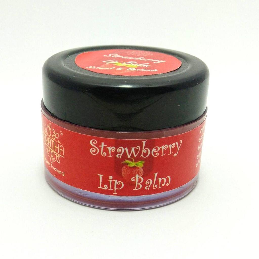 100% Natural Strawberry Lip Balm - 15 ml