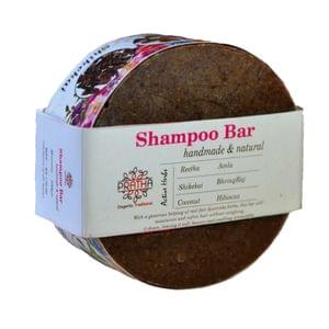Shampoo Bar Enriched with Shikakai, Reetha, Amala, Bhrujngaraj, Coconut Milk & Hibiscus - 100 gms