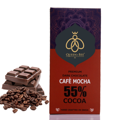 55% Cafe Mocha Dark Chocolate - 80 gms