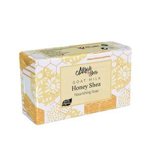 Goat Milk Honey Shea Butter Unscented Soap Bar - Natural 125 gms