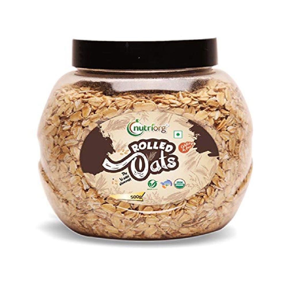 Certified Organic Rolled Oats 500 gms