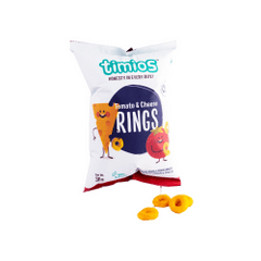 Rings Tomato & Cheese Kids Snacks - Pack of 12