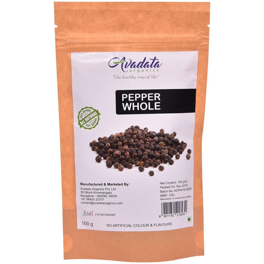 Back Pepper Whole 100 gms