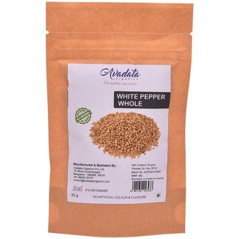 White Pepper Whole 50 gms